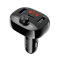 BLACKTECH BL-DE2 50W 1C 2A QC3.0 PD Car Wireless MP3 FM Transmitter Charger - Black
