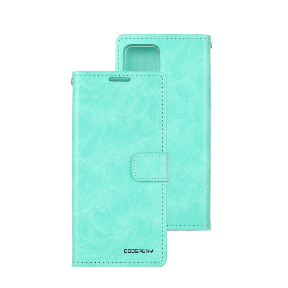 iPhone 17 Pro Max Mercury Blue Moon Diary Case With Magnetic Ring