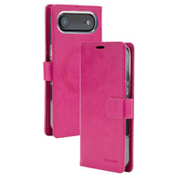 iPhone 17 Air Mercury Blue Moon Diary Case With Magnetic Ring
