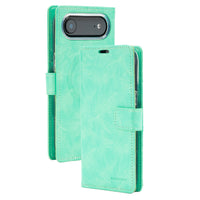iPhone 17 Air Mercury Blue Moon Diary Case With Magnetic Ring
