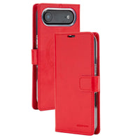 iPhone 17 Air Mercury Blue Moon Diary Case With Magnetic Ring
