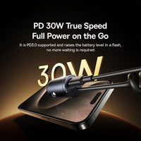 Baseus Tiny Star Mini Car Charger C+C 30W-Cosmic Black