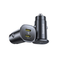 Baseus GoTrip DP1 Car Charger C+C 30W-Cosmic Black
