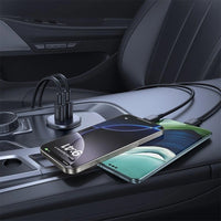 Baseus GoTrip DP1 Car Charger C+C 30W-Cosmic Black
