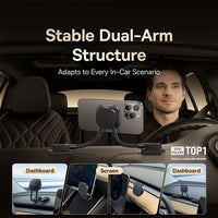 Baseus PrimeTrip C03s Magnetic Car Mount (Stick-on Type)-Cosmic Black