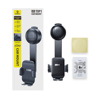Baseus PrimeTrip C03 Air Clamping Car Mount (Suction Cup Version)-Cosmic Black

