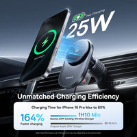 Baseus PrimeTrip VC2 Pro Cooling Magnetic Wireless Charging Car Mount Qi2.2 Air Vent Version -Cosmic Black
