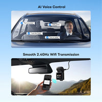 Baseus PrimeTrip VD1 Dash Cam 3K + Rear Camera 1080p-Cosmic Black
