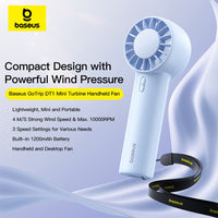 Baseus GoTrip DT1 Mini Turbine Handheld Fan
