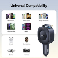 Baseus PrimeTrip VR2 Car Charger With Retractable Cable C+C 30W
