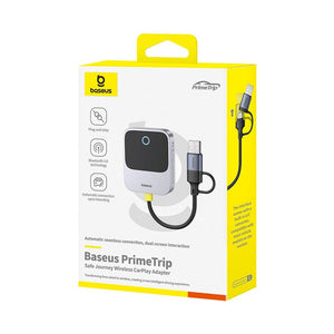 Baseus SafeJourney Series Wireless CarPlay Adapter Space Grey