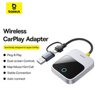 Baseus SafeJourney Series Wireless CarPlay Adapter Space Grey
