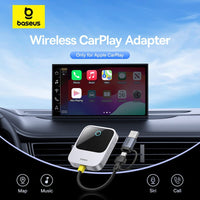 Baseus SafeJourney Series Wireless CarPlay Adapter Space Grey