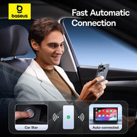 Baseus SafeJourney Series Wireless CarPlay Adapter Space Grey
