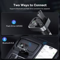 Baseus S-09 Pro Series Car FM Transmitter-Cluster Black
