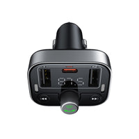 Baseus S-09 Pro Series Car FM Transmitter-Cluster Black
