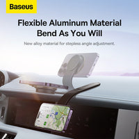 Baseus C02 Pro Series Magnetic Wireless Charging Car Mount-Cluster Black
