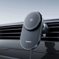 Baseus PrimeTrip VC1 Pro Magnetic Wireless Charging Car Mount Qi2 Air Vent Version-Cosmic Black