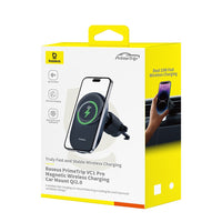 Baseus PrimeTrip VC1 Pro Magnetic Wireless Charging Car Mount Qi2 Air Vent Version-Cosmic Black
