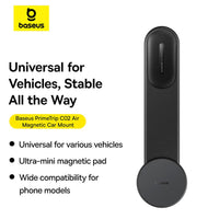 Baseus PrimeTrip C02 Air Magnetic Car Mount Stick-Cluster Black
