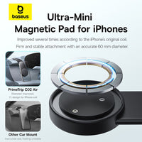 Baseus PrimeTrip C02 Air Magnetic Car Mount Stick-Cluster Black
