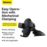 Baseus Ultra Control Lite Series Car Holder-Cluster Black
