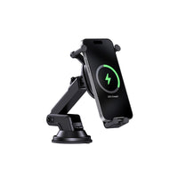 Baseus Stable Gravitational Wireless Charging Car Mount Pro 15W (Suction Cup Version)-Cluster Black
