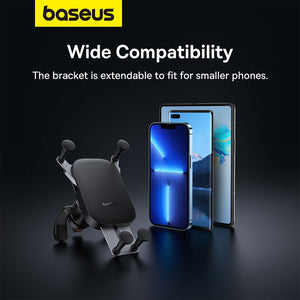 Baseus Ultra Control Mega Series Folding Screen Phone Car Mount-Cluster Black