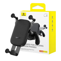 Baseus Ultra Control Mega Series Folding Screen Phone Car Mount-Cluster Black
