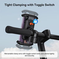 Baseus QuickGo Series Bike Phone Mount-Cluster Black
