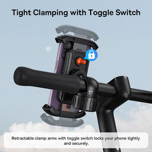 Baseus QuickGo Series Bike Phone Mount-Cluster Black