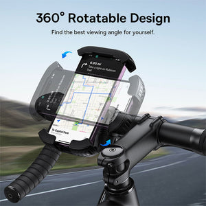 Baseus QuickGo Series Bike Phone Mount-Cluster Black