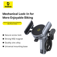 Baseus PrimeTrip Series Magnetic Bike Phone Holder-Cosmic Black
