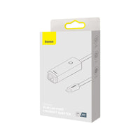Baseus Lite Series Ethernet Adapter Type-C to RJ45 LAN Port (100Mbps)-Grey
