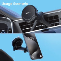 iQuick IC9 COOLGEAR Magsafe Cooling Car Mount Charger 15W (IQUICK-C9)-Black
