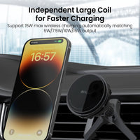 iQuick IC9 COOLGEAR Magsafe Cooling Car Mount Charger 15W (IQUICK-C9)-Black
