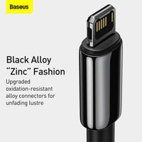 Baseus Tungsten Gold Fast Charging Data Cable USB to iP 2.4A 2m
