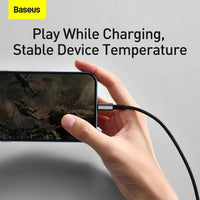 Baseus Tungsten Gold Fast Charging Data Cable USB to iP 2.4A 2m
