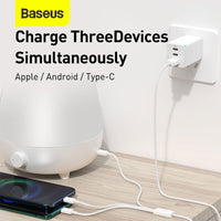Baseus Superior Series Fast Charging Data Cable USB to Micro USB & Lightning & Type-C 3.5A 1.5m
