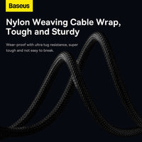 Baseus StarSpeed 1-for-3 Fast Charging Data Cable USB to Micro USB & Lightning & Typ-C 3.5A 1.2m
