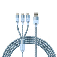 Baseus StarSpeed 1-for-3 Fast Charging Data Cable USB to Micro USB & Lightning & Typ-C 3.5A 1.2m
