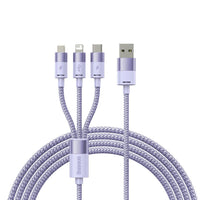 Baseus StarSpeed 1-for-3 Fast Charging Data Cable USB to Micro USB & Lightning & Typ-C 3.5A 1.2m
