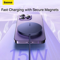 Baseus Simple Mini3 Magnetic Wireless Charger 15W
