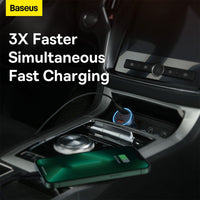 Baseus Golden Contactor Pro Triple Fast Charger Car Charger 65W U+C+C
