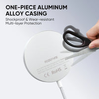 REDEFYNE Qi2.2 25W Magnetic Wireless Charging Pad - Silver

