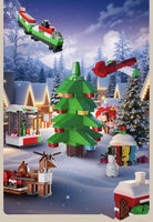 MOULD KING 10164 Christmas Countdown Calendar Blind Box Poke Fun with 694 Pieces
