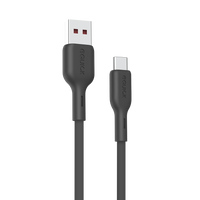 iQuick PowerWire 2 Series Liquid Silicone Charging Data Cable USB-A to USB-C 1.2m
