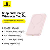 Baseus EnerFill FM11 Ultra-Mini Magnetic Power Bank 10000mAh 22.5W