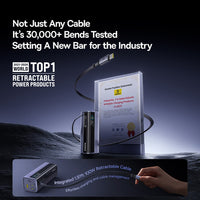 Baseus EnerGeek GR11 Power Bank With Retractable Cable 20000mAh 145W-Space Grey
