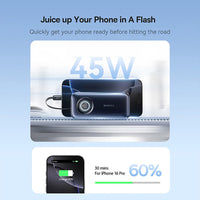 Baseus EnerCore CR11 Power Bank With Retractable Cable 10000mAh 45W-Cosmic Black
